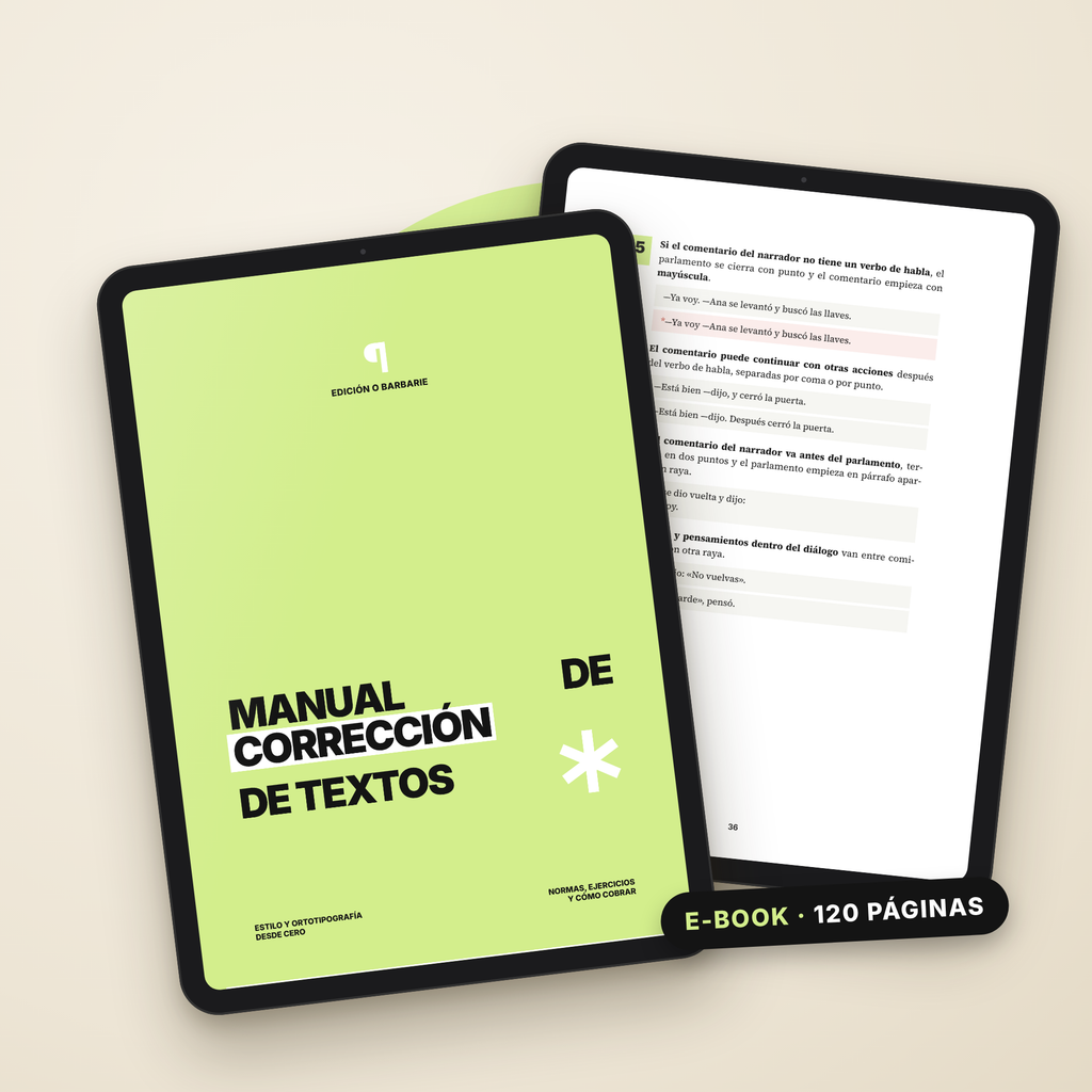 Manual de corrección de textos + kit de plantillas (PDF + Word y Excel)