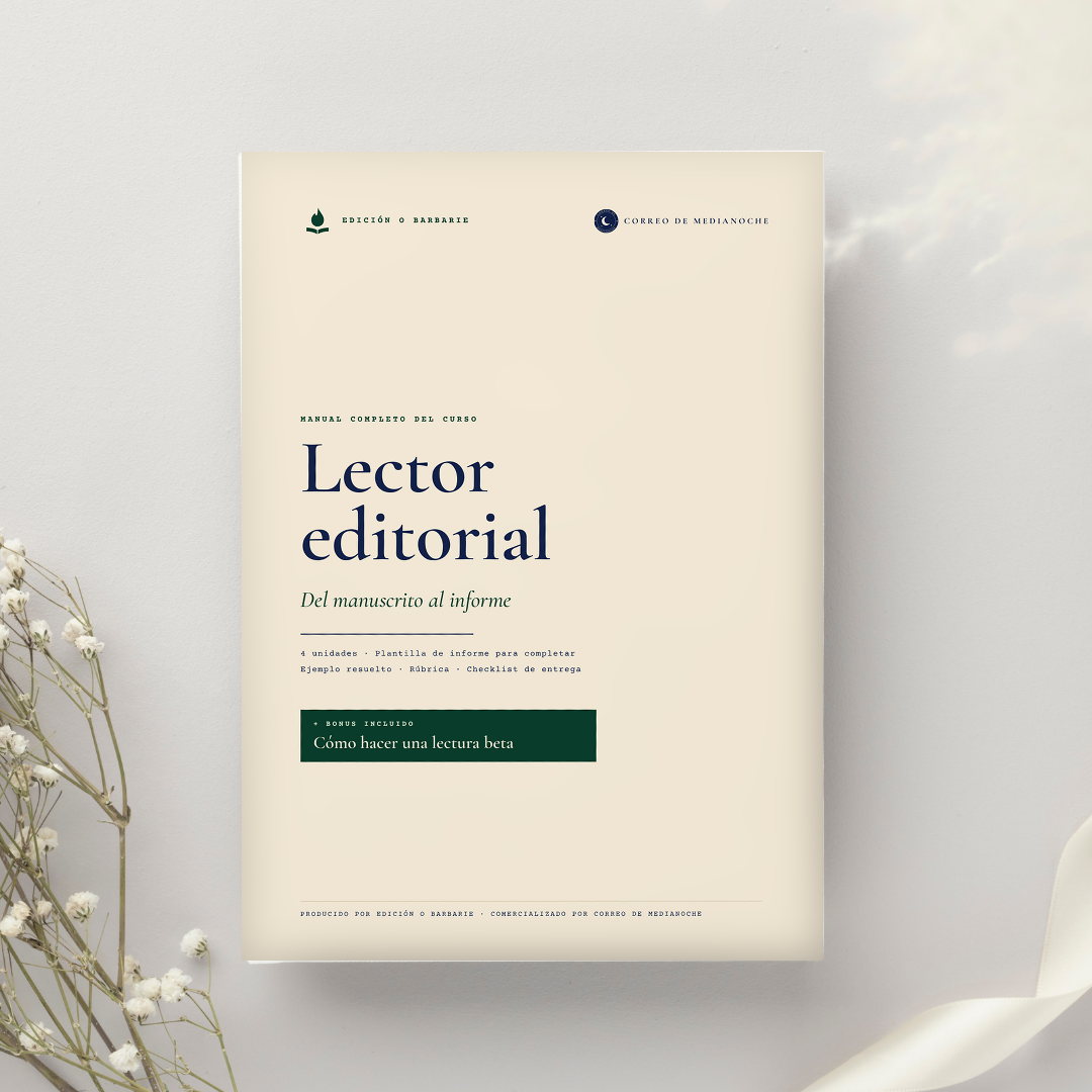 Manual de Lector Editorial + Bonus Lectura Beta