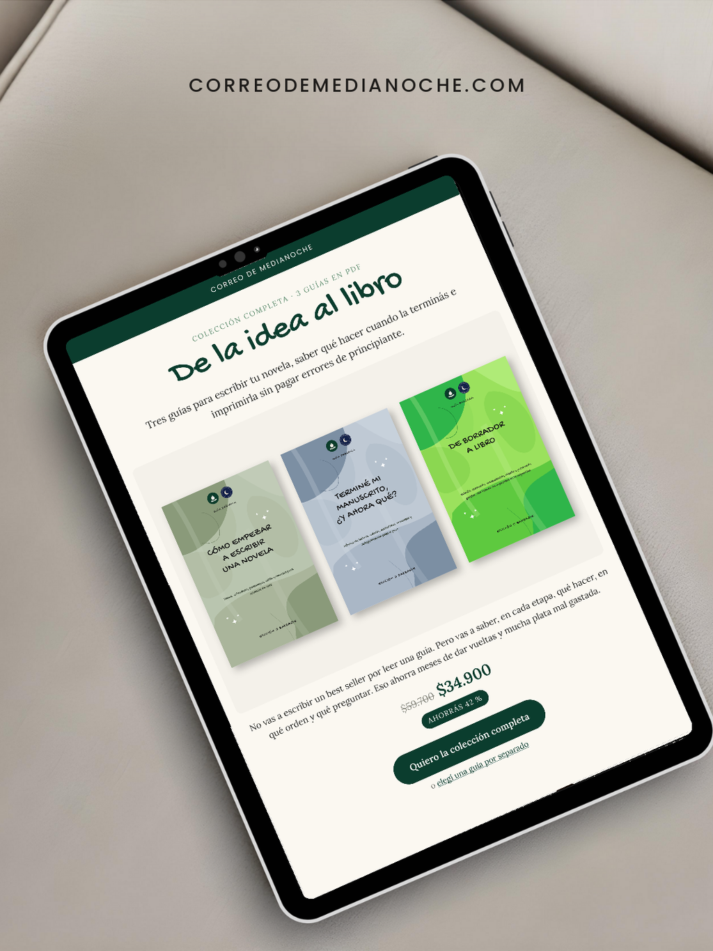 De la idea al libro: colección completa (3 guías + 7 bonus en PDF)