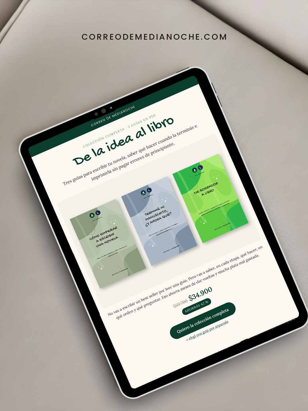 De la idea al libro: colección completa (3 guías + 7 bonus en PDF)