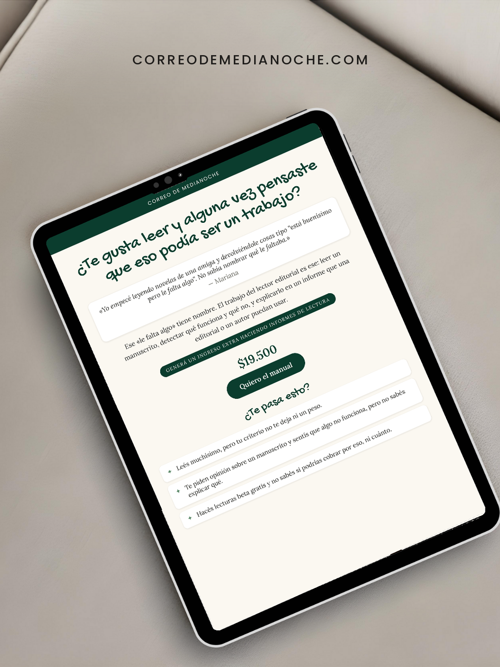 Manual de Lector Editorial + Bonus Lectura Beta