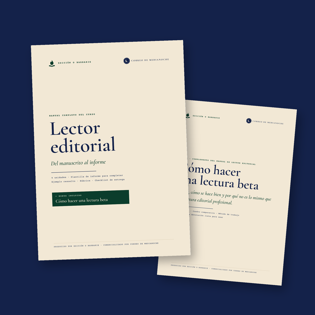 Manual de Lector Editorial + Bonus Lectura Beta
