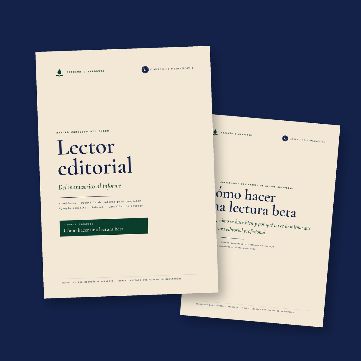Manual de Lector Editorial + Bonus Lectura Beta