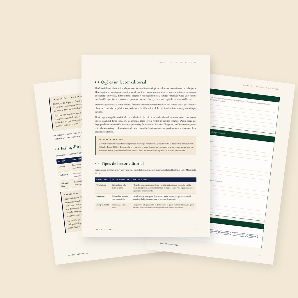 Manual de Lector Editorial + Bonus Lectura Beta